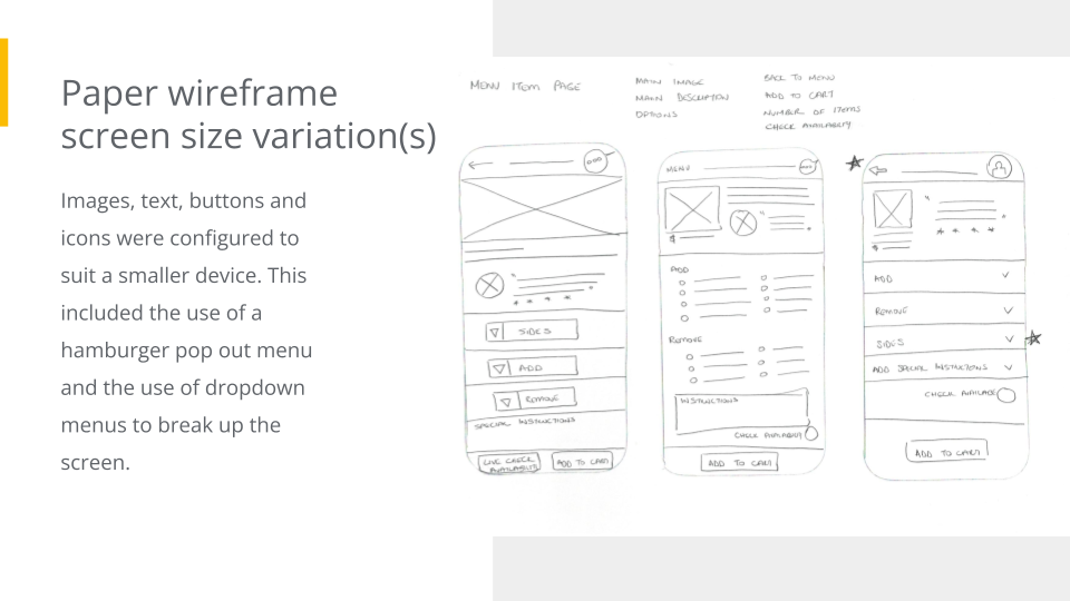 Google UX Design Certificate - Portfolio Project 2 - Case study slide deck- MH-14