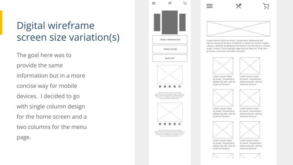 Google UX Design Certificate - Portfolio Project 2 - Case study slide deck- MH-16