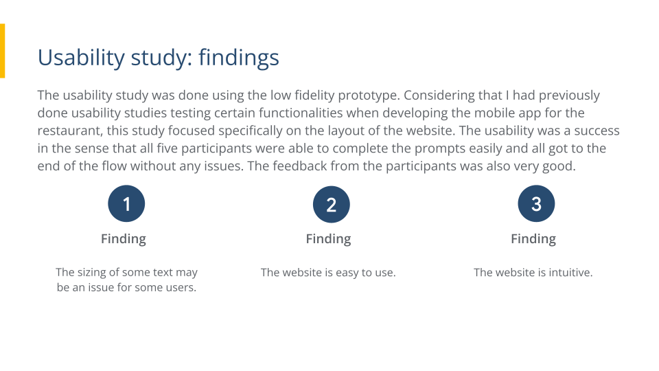 Google UX Design Certificate - Portfolio Project 2 - Case study slide deck- MH-19