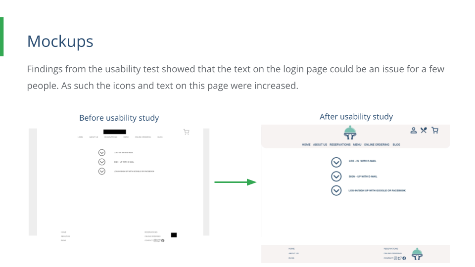 Google UX Design Certificate - Portfolio Project 2 - Case study slide deck- MH-21
