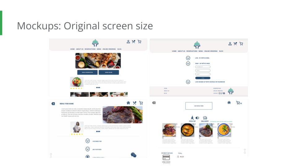 Google UX Design Certificate - Portfolio Project 2 - Case study slide deck- MH-22