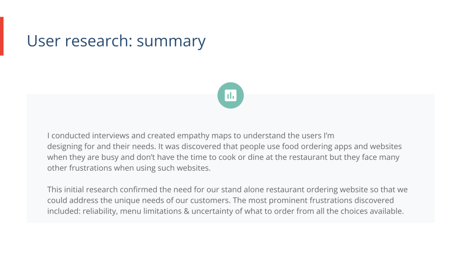 Google UX Design Certificate - Portfolio Project 2 - Case study slide deck- MH-6