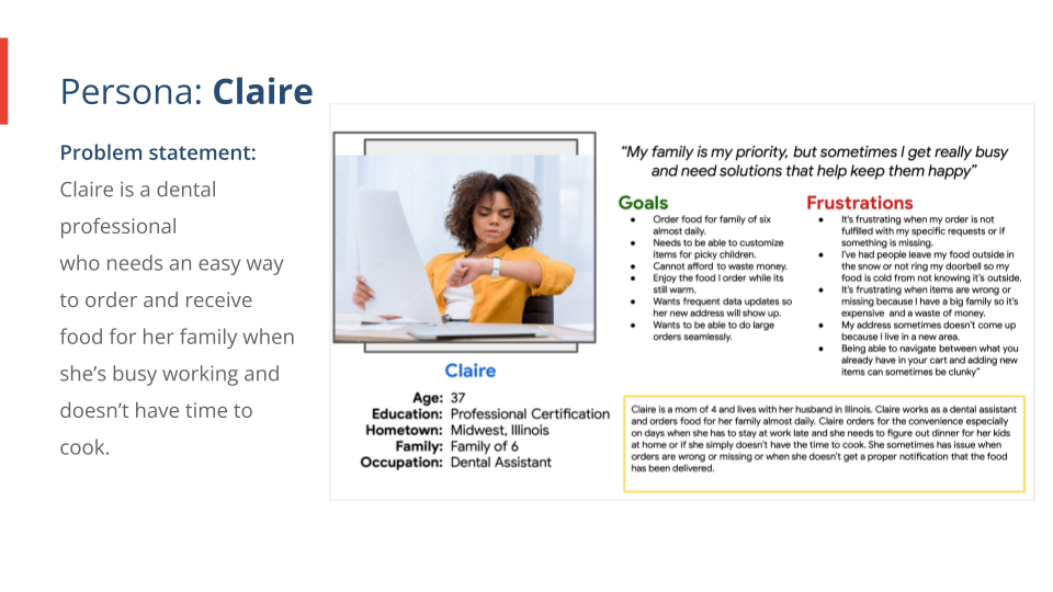 Google UX Design Certificate - Portfolio Project 2 - Case study slide deck- MH-8